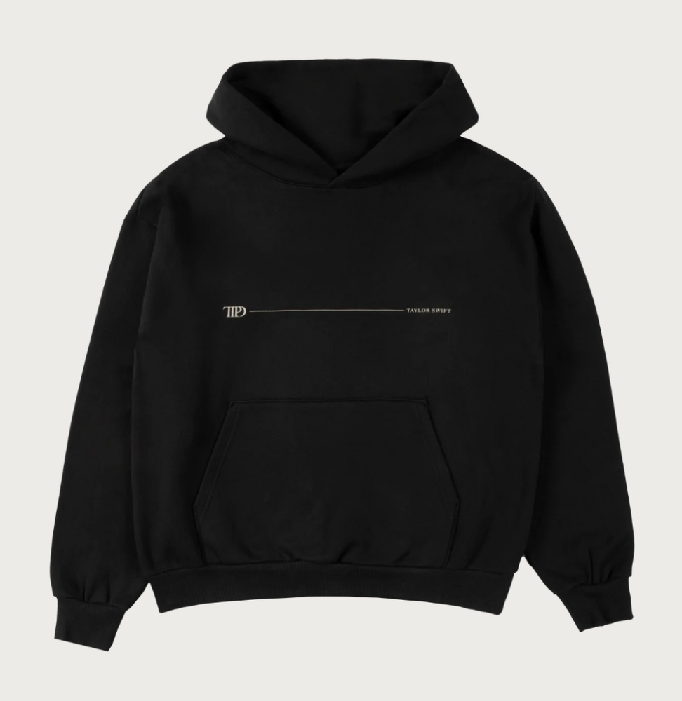 Taylor Swift The Tortured Poets Black Hoodie